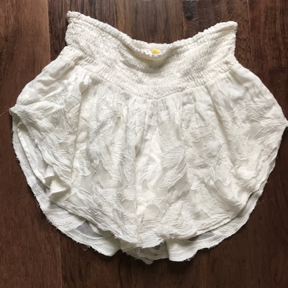 Free People lace shorts